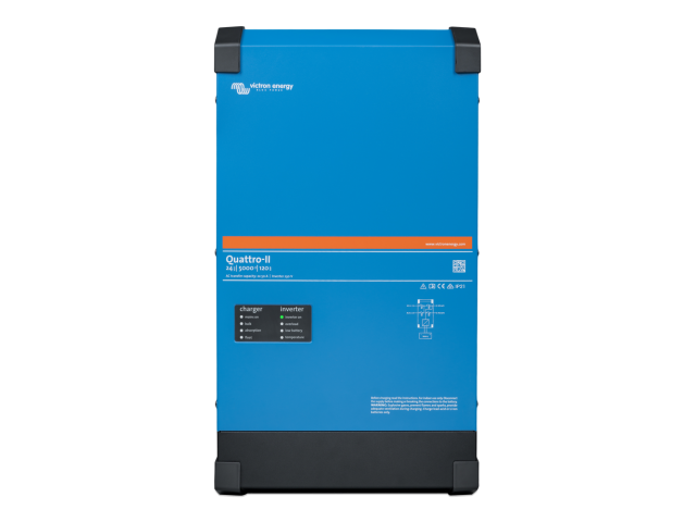 Victron Energy Quattro-II 24/5000/120-50/50 İnvertör / Redresör Şarj Kapasitesi (A): 120 (QUA242505010)